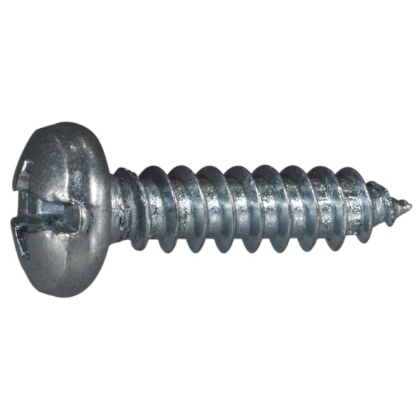 Midwest Fastener Sheet Metal Screw, #10 x 3/4 in, Zinc Plated Steel Pan Head Combination Phillips/Slotted Drive 67624 - main